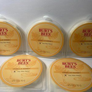 Burt's Bees Vanilla Honey Soy Wax Melts Tarts 2.5oz 5 Packs DISCONTINUED